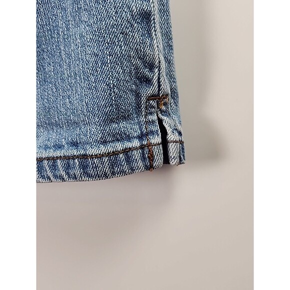 Lauren Jeans Co Cropped Light Wash Denim Womens Capri Size 12 LRL Ralph Lauren - Picture 6 of 10